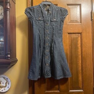 Super Cute Girls Sz. 7-8 Denim Jean Dress.  By “YES”.